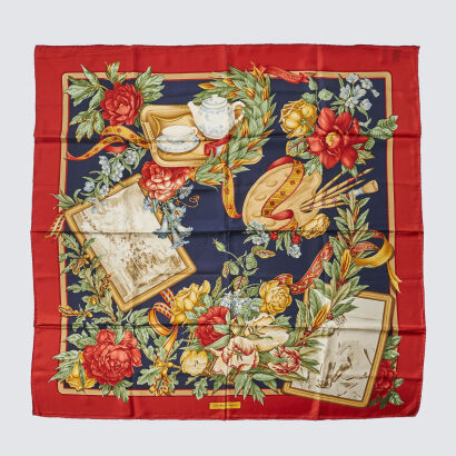 Salvatore Ferragamo Teacup Scarf