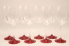 (1) Eight Wine Glass sold as one lot (GB)