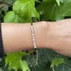 18ct Rose Gold Vintage Pearl and Diamond Bangle - 3