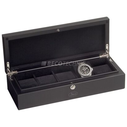 Beco Technic Piano Black 5 Watch Storage Box