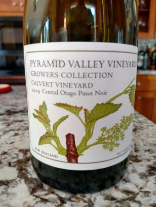 *(1) 2009 Pyramid Valley Calvert Pinot Noir 1500ml, Central Otago