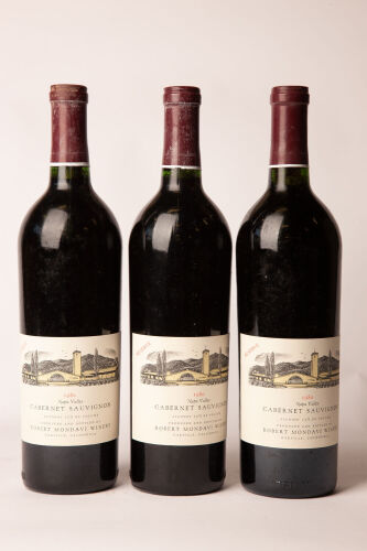 (3) 1980 Robert Mondavi Cabernet Sauvignon, Napa Valley, USA