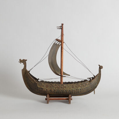 A Rare Viking Ship by Edward Aagaard