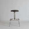 A French Heliolite Industrial Stool