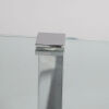 A Refined Chrome and Glass Coffee Table - 2