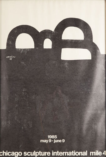 A Chicago Sculpture International Print by Eduardo Chillida
