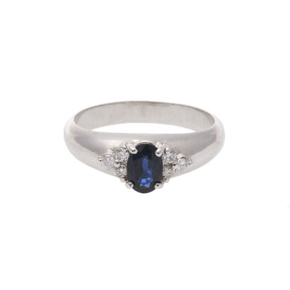 18ct Sapphire and Diamond Ring