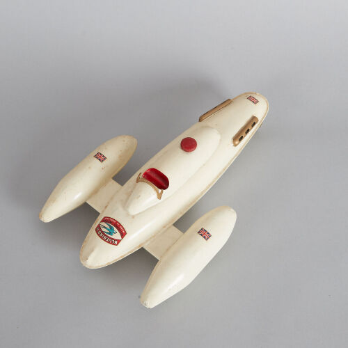 A Sutcliffe Clockwork Triple-Hull Bluebird II Speedboat