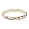 9ct Sapphire and Diamond Bangle