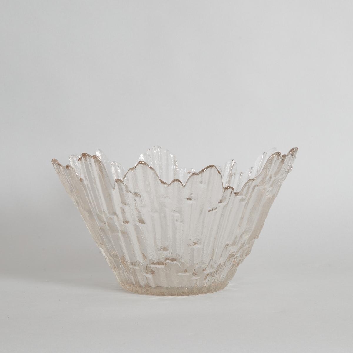 An Ice Glass Tapio Wirkkala for Humppila Bowl