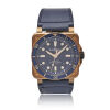 Bell & Ross BR03-92 Bronze Diver Blue Wristwatch