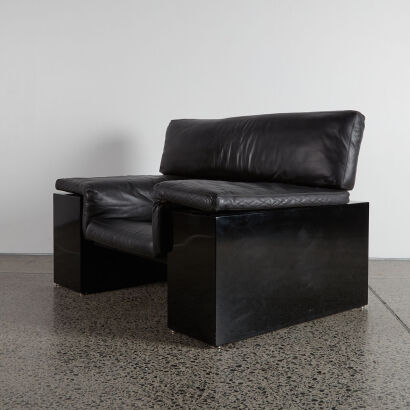 A Post-Modern Cini Boeri 'Brigadier' Armchair for Knoll