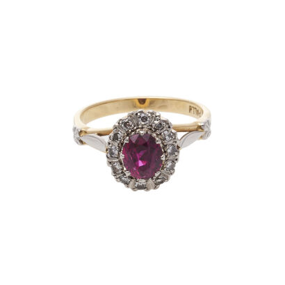 18ct Ruby and Diamond Ring