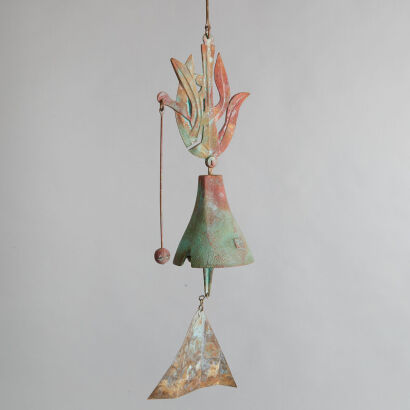 A Paolo Soleri Bronze Wind Chime for Arcosanti