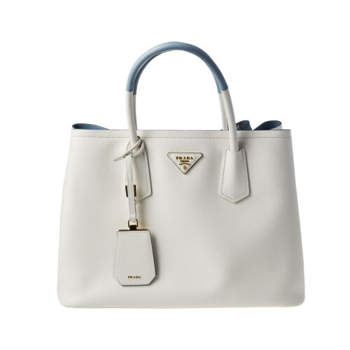 Prada Saffiano Cuir Twin Tote Bag