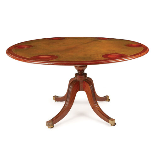 A Regency Style Circular Games Table