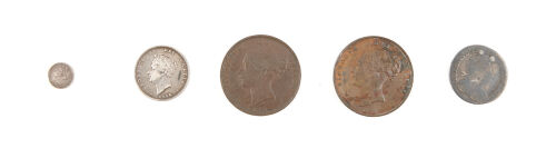 Five Old English Collector Coins