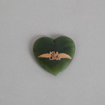 An Antique 'Kia Ora' Pounamu Pendant