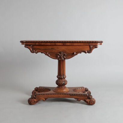 A Fine Victorian Card Table 