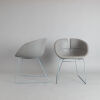 A Pair of 'Fjord' Tub Chairs by Moroso