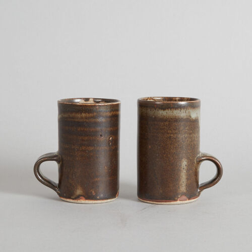 A Pair of Len Castle Coffee Mugs