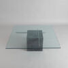 An Artedi Style Glass and Marble Modernist Coffee Table&nbsp; - 2