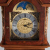 A Walnut Grandfather Clock with Moon Dial - 2