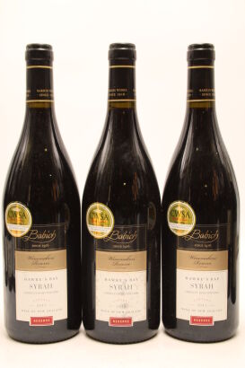 (3) 2013 Babich Wines Winemakers' Reserve Syrah, Hawke's Bay