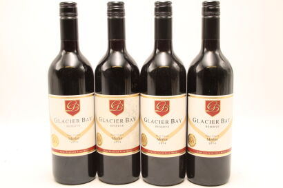 (4) 2014 Glacier Bay Reserve Merlot, East Coast