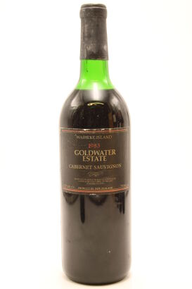 (1) 1983 Goldwater Estate Cabernet Sauvignon, Waiheke Island