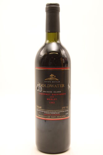 (1) 1993 Goldwater Estate Cabernet Sauvignon - Merlot, Waiheke Island