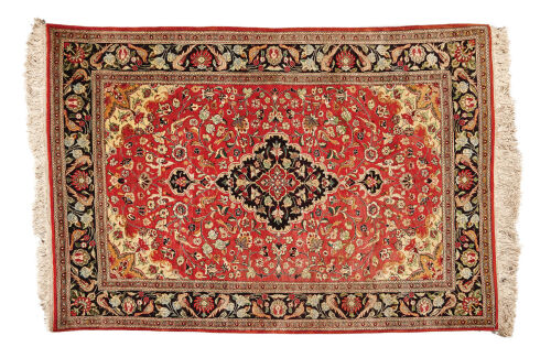 A Kashan Very Fine Wool Rug