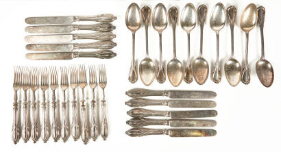 30 Pieces of Plated Cutlery