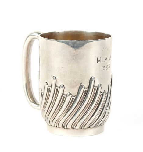 A Victorian Sterling Silver Christening Cup