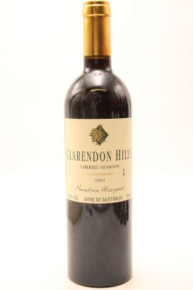 (1) 2001 Clarendon Hills Sandown Cabernet Sauvignon, McLaren Vale