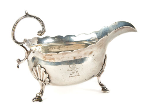 A George III Sterling Silver Sauce Boat