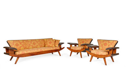 A Fantastic Mid-Century Lounge Suite C. 1960s