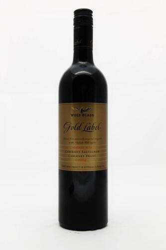 (1) 2002 Wolf Blass Gold Label Cabernet Sauvignon/Franc