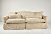 A Pair of Contemporary Camel Back Sofas