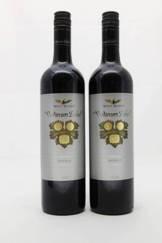 (2) 2006 Wolf Blass Platinum Label Shiraz