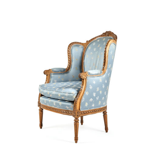 A 19th Century French Louis XV Style Bergere Chair