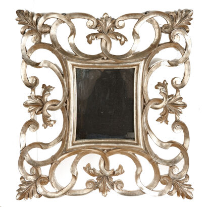 A Contemporary Rococo Style Mirror