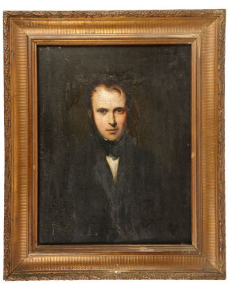 ARTIST UNKNOWN 19th Century Portrait of a Gentleman