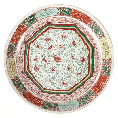 A Qing Dynasty Hand-painted Dish