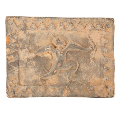 A Han Dynasty Engraved Brick