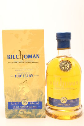 (1) Kilchoman 100% Islay 10th Edition Single Farm Single Malt Scotch Whisky, 50% ABV