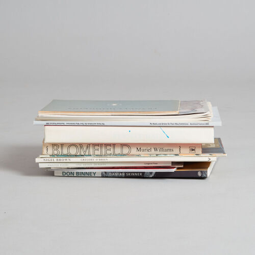 TWELVE ART BOOKS The Penguin Modern Painters, Frances Hodgkins; Frances Hodgkins 1869-1947 by John Leech Gallery; Frances Hodgkins; Pat Hanly: A Celebration of His Life & Work by The Wallace Arts Trust; Hanly: A New Zealand Artist by Russell Haley; Charle