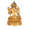 A Good and Finely Cast and Gilt 18th Century Sino/Tibetan Bronze Tantric Buddha Figure - 3