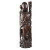 A Longan Wooden Carving Depicting An Immortal - 2