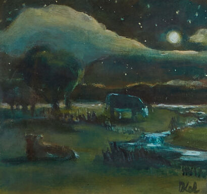 PAM BLOK Moonbeam Cows